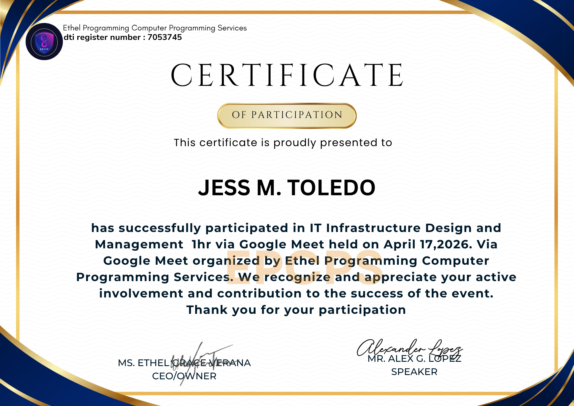 IT Infrastructure Design and Management