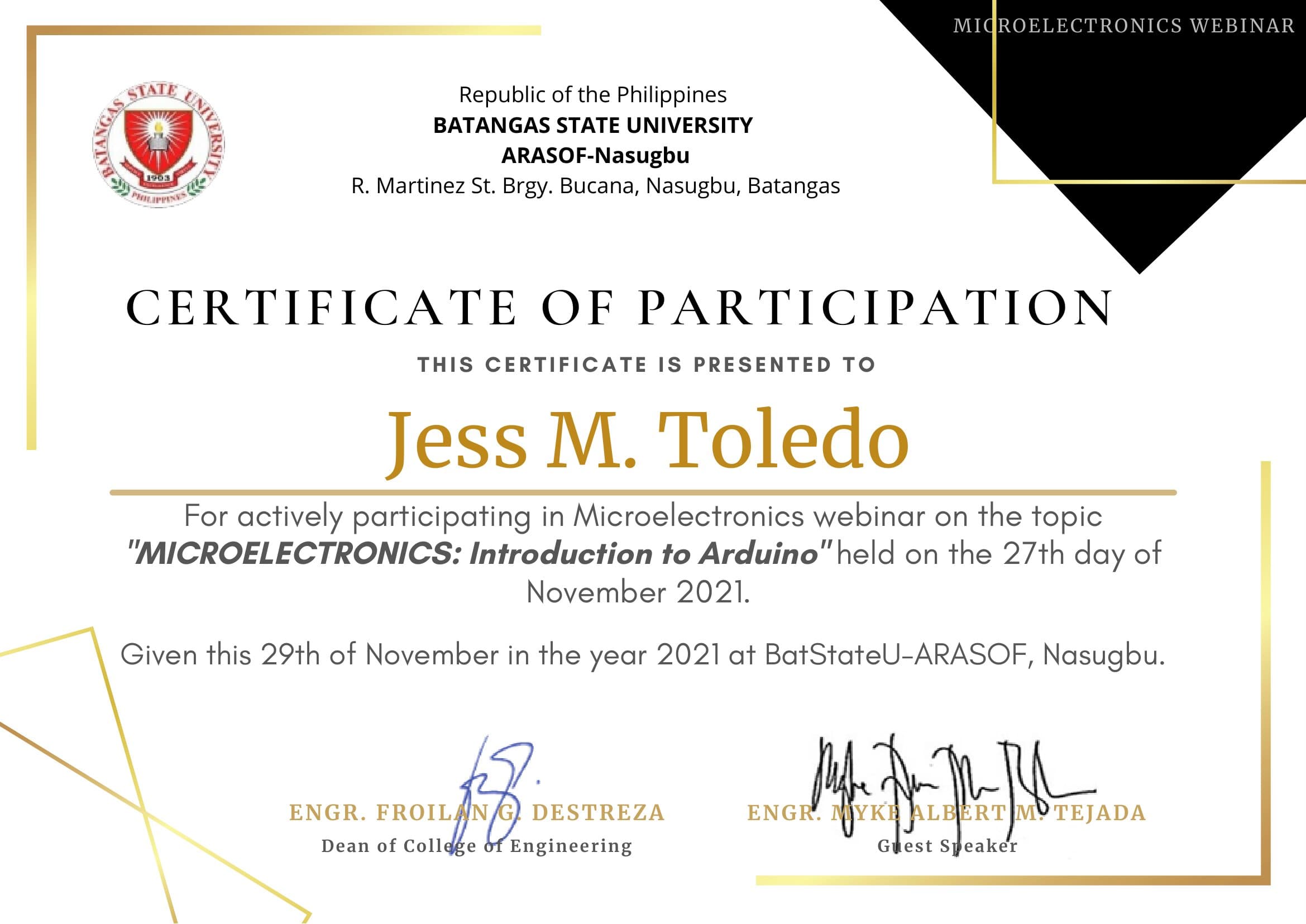 MicroElectronics: Introduction to Arduino